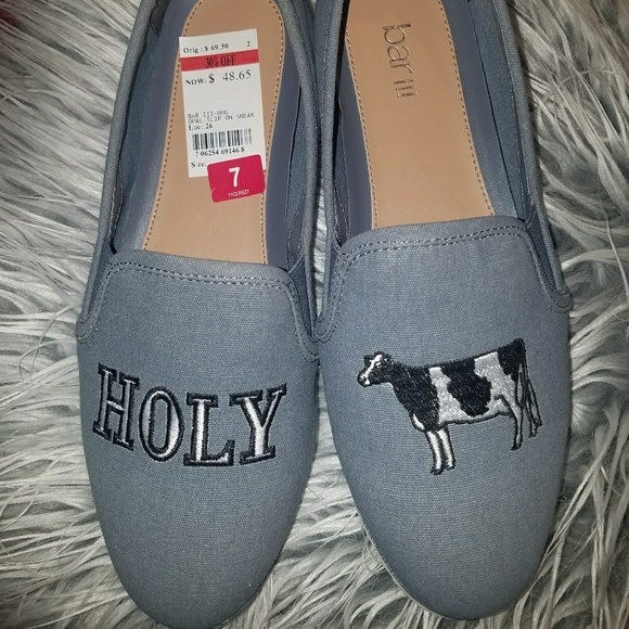 Bar III Shoes - WOMEN Holy Cow Denim Slip On Bar III